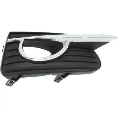 Rareelectrical - New Chrome Fog Light Trim Compatible With Infiniti Q50 Hybrid Q50 Premium Q50 Hybrid Premium Q50