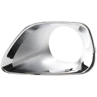 Rareelectrical - New Chrome Fog Light Trim Compatible With Jeep Grand Cherokee Overland Grand Cherokee Overland