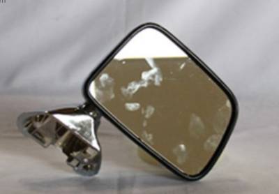 Rareelectrical - New Door Mirror Pair Compatible With Toyota 89-95 Pickup Chrome Manual To1320122 Ty119r 955-214