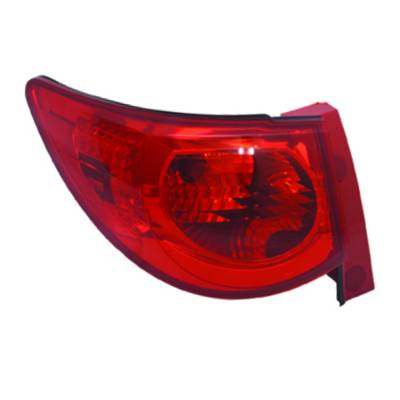 Rareelectrical - New Outer Left Tail Light Compatible With Chevrolet General Motors Traverse 2009 2010 2011 2012 By