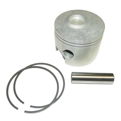 Rareelectrical - New Standard 3.501" Piston Kit Compatible With Mercury Pro Xs 15 Spline 175Hp 2008-2017 6 Cyl 2.5L
