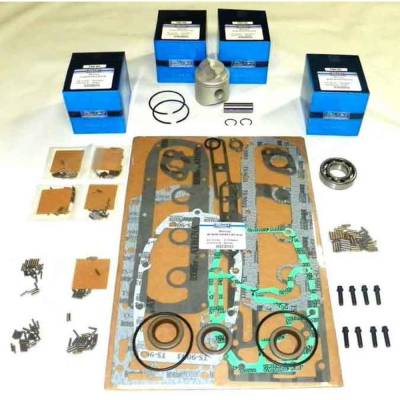 Rareelectrical - New .010 Over 2.575" Powerhead Rebuild Kit Compatible With Mercury Mariner Models By Part Numbers