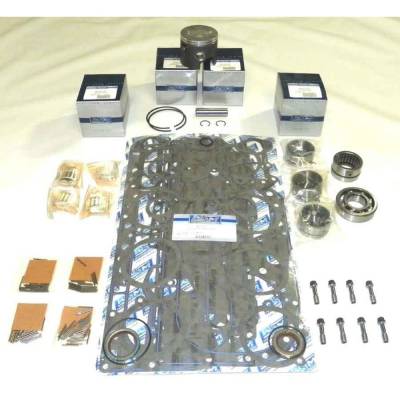 Rareelectrical - New Standard 3.375" Powerhead Rebuild Kit Compatible With Mercury 4 Cyl 3.375 Bore Looper 100-115Hp