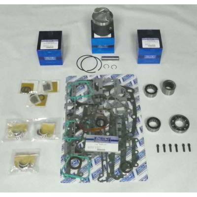 Rareelectrical - New .040 Over 3.415" Powerhead Rebuild Kit Compatible With Chrysler / Force 3 Cyl 3.375 Bore Top