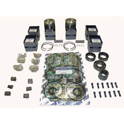 Rareelectrical - New Standard Ficht Powerhead Rebuild Kit Compatible With Johnson/Evinrude 6 Cyl 3.854 Bore Ficht 3.3