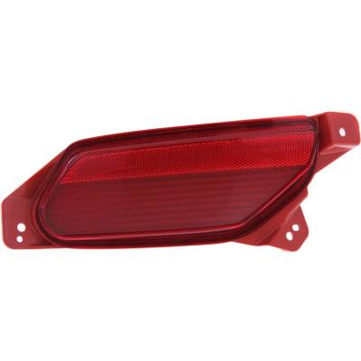 Rareelectrical - New Left Rear Bumper Reflector Compatible With Acura Mdx Base Mdx Sh-Awd 2014-2016 Ac1184102