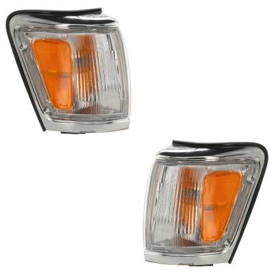 Rareelectrical - New Pair Of Corner Light Compatible With Toyota 4Runner Sr5 6 Cyl 3.0L 4Runner Sr5 4 Cyl 2.4L