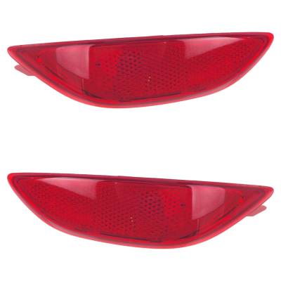 Rareelectrical - New Rear Left And Rear Right Bumper Reflector Compatible With Hyundai Accent Se Accent L 2012-2017