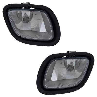 Rareelectrical - New Front Left And Front Right Fog Light Compatible With Freightliner Cascadia 125 Cascadia 113