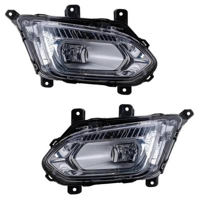 Rareelectrical - New Front Left And Front Right Fog Light Compatible With Chevrolet Equinox Ltz 2016 By Gm2593316