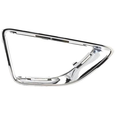 Rareelectrical - New Chrome Fog Light Trim Compatible With Ford Fusion Sport Fusion Hybrid Fusion Sel 2010-2012 By