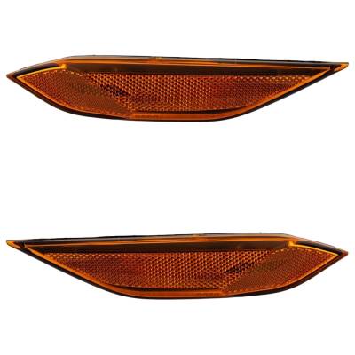 Rareelectrical - New Front Left And Front Right Side Marker Compatible With Porsche Cayenne Turbo S 8 Cyl 4.8L