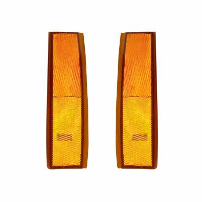 RAREELECTRICAL - New Side Marker Light Set Of Two Compatible With Chevrolet Blazer Yukon 5975200 Gm2551141 5975199