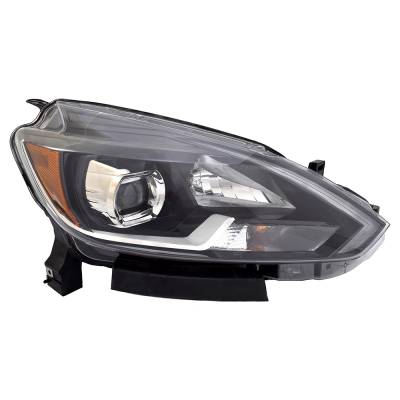 Rareelectrical - New Right Headlight Compatible With Nissan Sentra Sl Sedan 4-Door 1.8L 2016 2017 By Part Number