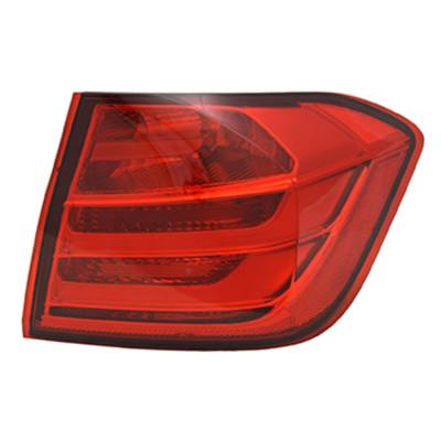 Rareelectrical - New Right Outer Tail Light Compatible With Bmw 320I 328I 335I Xdrive Sedan Activehybrid 3 2012 2013