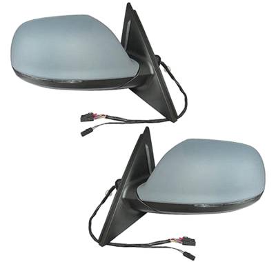Rareelectrical - New Pair Door Mirrors Fits Audi Q5 2009-2017 8R0-857-527-A-Gru 8R0-857-528-A-Gru