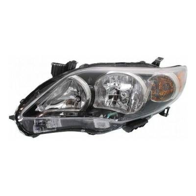 Rareelectrical - New Driver Side Headlight Compatible With Toyota Corolla Le Sedan 2011-2013 By Part Number