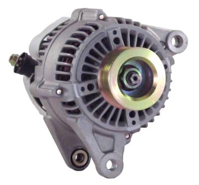Rareelectrical - New 81 Amp Alternator Compatible With Jeep Tj Series Wrangler 4.0L L6 20005604156Aa 121000-3730