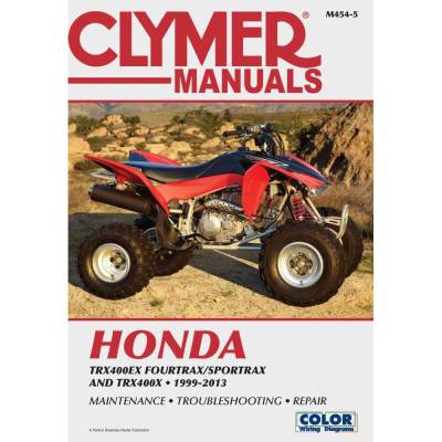 Rareelectrical - New Service Manual Compatible With Honda Trx-Ex 400 Hp 1999-2009,2012-2013 By M454-5