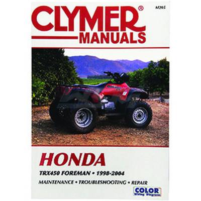 Rareelectrical - New Service Manual Compatible With Honda Trx-Fm / Fe 450 Hp Trx-Es-S-Foreman 4X4 450 Hp By M205