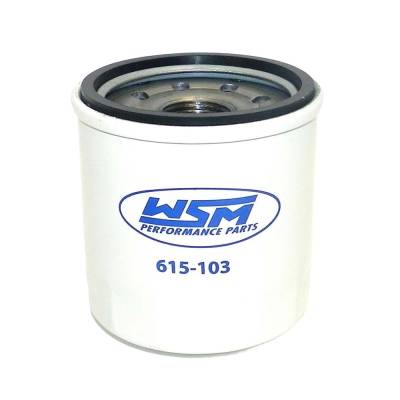 Rareelectrical - New Oil Filter Compatible With Mercury Yamaha 2 Cyl 2.205 Bore 4 Stroke 15 Hp 3 Cyl 4 Stroke 40 Hp
