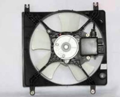 Rareelectrical - New Engine Cooling Fan Assembly Compatible With Dodge Stratus 2003-2005 Coupe W/ Standard Trans