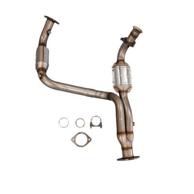 Rareelectrical - New Catalytic Converter Compatible With Cadillac Chevrolet Gmc Sierra 2500 Suburban Tahoe 1500