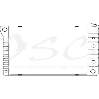 Rareelectrical - New Radiator Compatible With Part Numbers 729 Cu729 8010729 433730 729