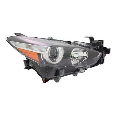 Rareelectrical - New Right Halogen Headlight Compatible With Mazda 3 S Grand Touring Hatchback Sedan 4 Door 2.5L 2017