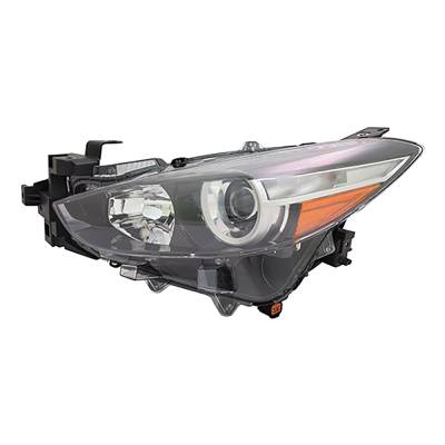 Rareelectrical - New Left Halogen Headlight Compatible With Mazda 3 I Touring Hatchback 4 Door 2.5L 2017 2018 By Part