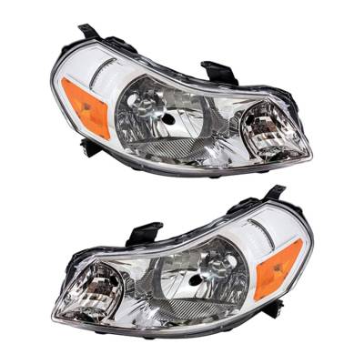 Rareelectrical - New Pair Of Headlight Compatible With Suzuki Sx4 Base Sport Sedan 2008-2013 By Part Number