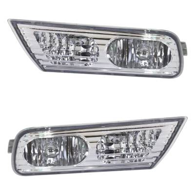 Rareelectrical - New Pair Of Daytime Running Lights Compatible With Acura Mdx 3.7L 2007 2008 2009 By Part Numbers