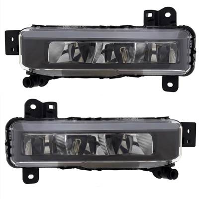 Rareelectrical - New Pair Of Fog Lights Compatible With Bmw 330E Xdrive Base Sport Line Plus Sedan 2020 By Part