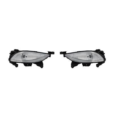 Rareelectrical - New Pair Of Fog Light Compatible With Hyundai Sonata 2011 2012 922023Q000 922013Q000 92202-3Q000