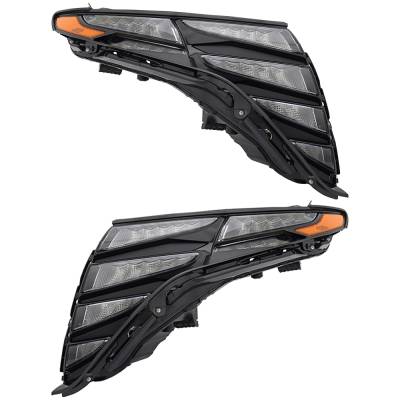 Rareelectrical - New Pair Of Reflector Lights Compatible With Ford Mustang Mach-E Premium Sport Utility 2021-2023 By