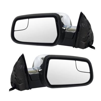 Rareelectrical - New Pair Of Door Mirrors Fits Chevrolet Equinox Ltz 2.4L 2011 20858713 22818267