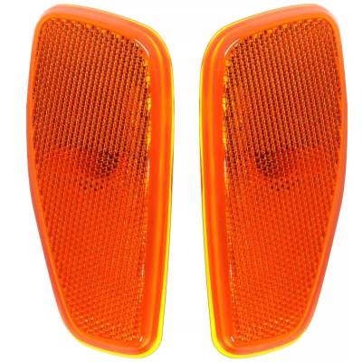 Rareelectrical - New Pair Of Side Marker Lights Compatibile With Jeep Renegade Limited Sport Utility 2015-2023 By