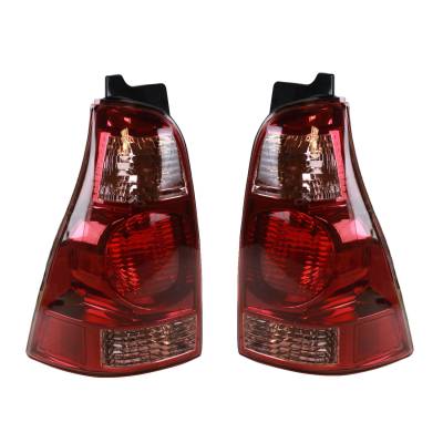 Rareelectrical - New Pair Of Tail Lights Compatible With Toyota 4Runner 03-05 To2801147 81551-35310 To2800147