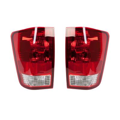 Rareelectrical - New Pair Of Tail Lights Compatible With Nissan Titan With Utility Comppartment 2004-2013 2014 2015