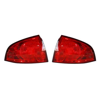 Rareelectrical - New Tail Light Pair Compatible With Nissan Sentra Xe Se Especial 2006 Ni2800159 26555-6Z525