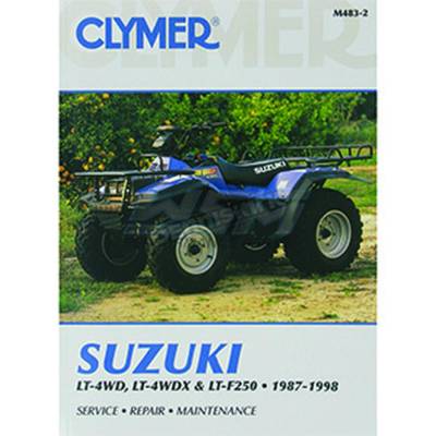 Rareelectrical - New Service Manual Compatible With Suzuki Lt-F 250 Hp Lt-F 300 Hp By M483-2