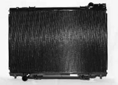 Rareelectrical - New Radiator Assembly Compatible With Toyota Previa Supercharged With Tow 2.4L L4 2438Cc 1992 1993