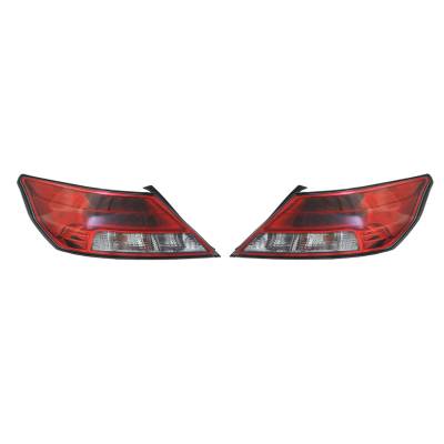 Rareelectrical - New Tail Light Pair Compatible With Acura Tl 12-14 33500Tk4a11 Ac2801116 33500-Tk4-A11 Ac2800116