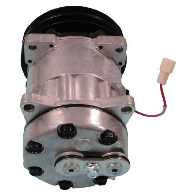 Rareelectrical - New Double Groove V-Belt Compressor Compatible With Massey Ferguson 4370 5445 8245 8270 3650 4253