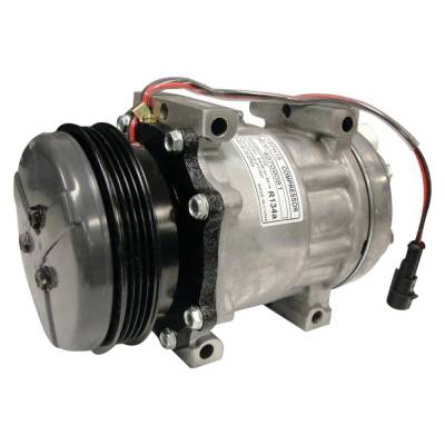 Rareelectrical - New Serpentine 4 Groove Compressor Compatible With Case International New Holland T5070 T4030v