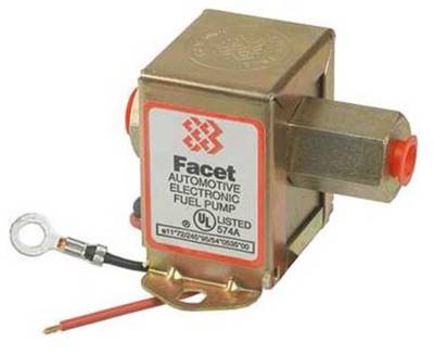 Rareelectrical - New 12V Facet Solid State Fuel Pump Compatible With 3-4.5Psi Carbureted Engines Bobcat 6558398