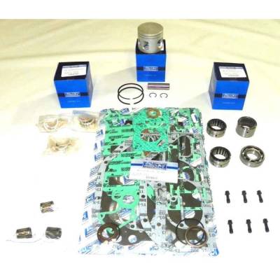 Rareelectrical - New .030 Over 3.030" Powerhead Rebuild Kit Compatible With Johnson/Evinrude 3 Cyl 3.000 Bore Looper