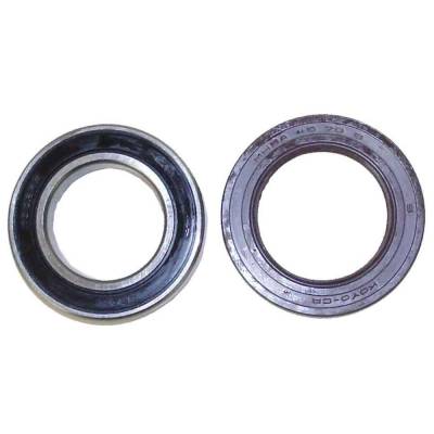 Rareelectrical - New Rear Wheel Bearing Kit Compatible With Yamaha Kodiak 400Cc 1993-2006 Big Bear 350Cc 1987-1995 By