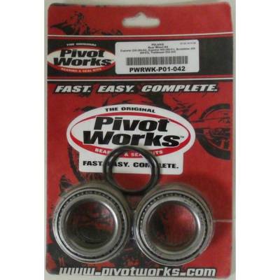 Rareelectrical - New Rear Wheel Bearing Kit Compatible With Polaris Scrambler 2X4 500Cc 1999-2002 Scrambler 4X4 400Cc