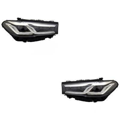 Rareelectrical - New Pair Of Headlights Compatible With Bmw 530I Base Sedan G30 540I Xdrive Base Sedan G30 530E Base